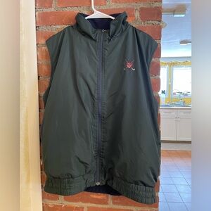 Men's Dark Green Sleeveless Vest